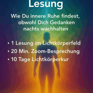Bild von der Lichtkörperfeld Lesung als Herbstaktion